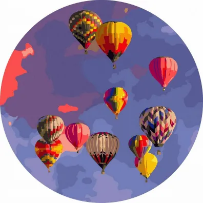 Twoje Hobby Malowanie po numerach okr�g�e - Kapadocja 40cm