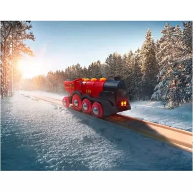 Lokomotywa klasyczna czerwona 33592 Brio