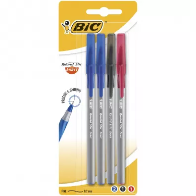 Bic D�ugopis Round Stic Exact 4 szt.