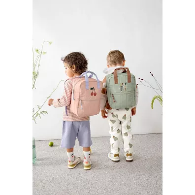 Lassig Plecak mini kwadratowy Little Gang Light khaki