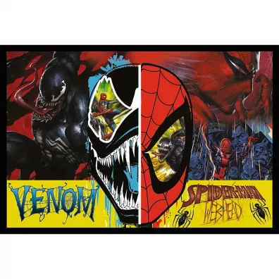 Puzzle 2x200 el. Dzie� i noc Spidermana Trefl