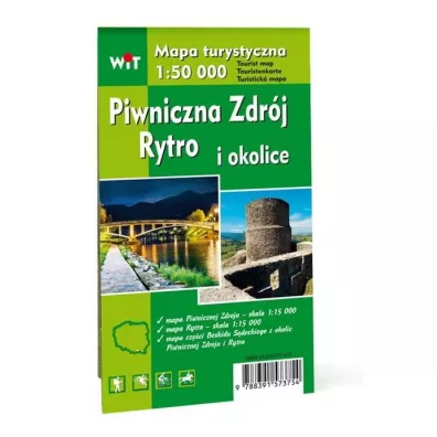Piwniczna Zdr�j, Rytro i okolice. Mapa turystyczna 1:50 000