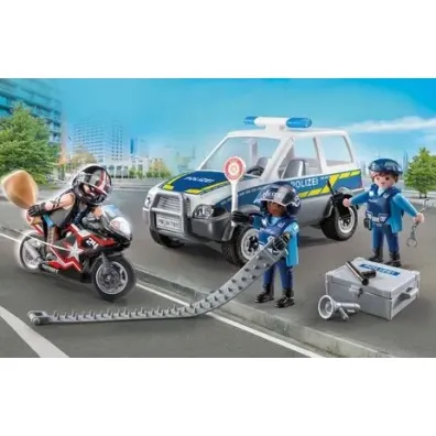 Playmobil Action Heroes Policja w poszukiwaniu przest�pcy 71811