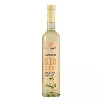 Hollinger Syrop o smaku kwiatw czarnego bzu 500 ml Bio