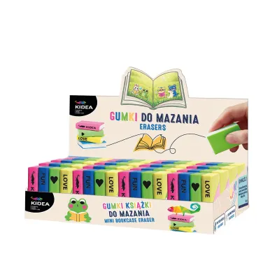 Derform Display gumki do mazania ksi��ki 4 szt. Kidea d 16 sztuk