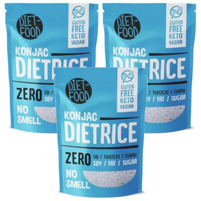 Diet-Food Makaron konjac rice Zestaw 3 x 200 g