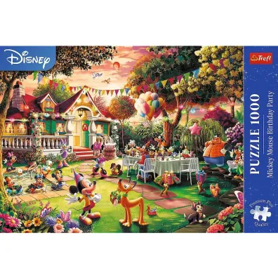 Puzzle 1000 el. Przyj�cie Myszki Mickey Trefl