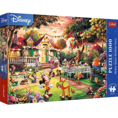 Puzzle 1000 el. Przyj�cie Myszki Mickey Trefl