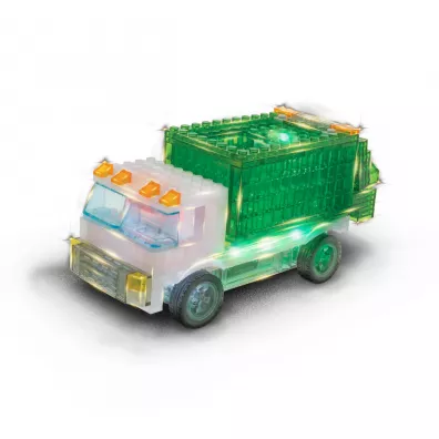Klocki. Laser Pegs. Garbage Truck 12 w 1