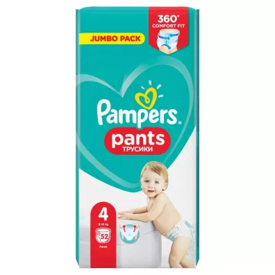 Pampers Pieluchomajtki Maxi PANTS 4 (8-14 kg) JUMBO PACK 52 szt.