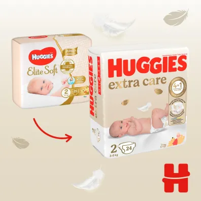 Huggies Pieluchy 2 (3-6 kg) Extra Care 24 szt.