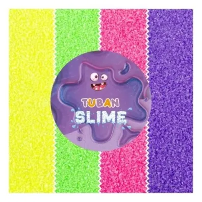 Slime brokat mineralny 4 kolory 32g Tuban
