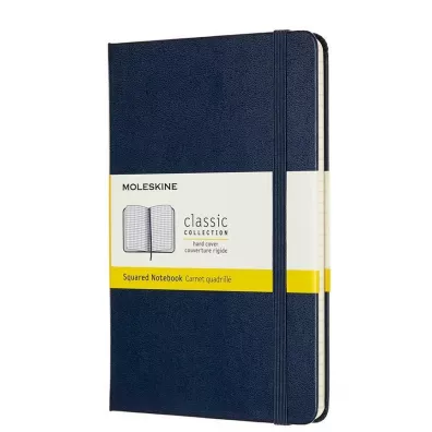 Moleskine Notes Classic Sapphire blue kratka