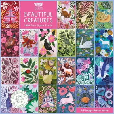 Puzzle 1000 Beautiful Creatures Lee Foster-Wilson Flame Tree