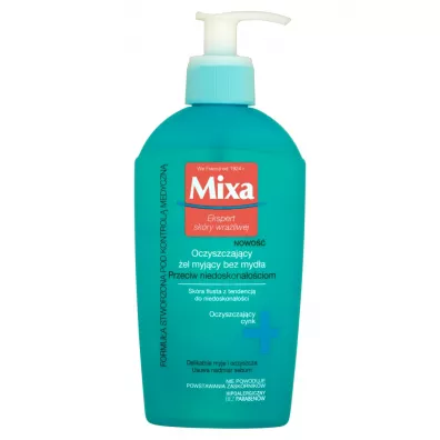 Mixa Oczyszczaj�cy �el myj�cy bez myd�a przeciw niedoskona�o�ciom 200 ml