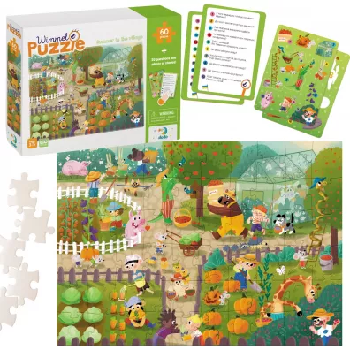 Puzzle 60 el. Wimmel - Summer in the village Dodo