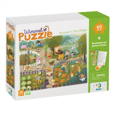 Puzzle 60 el. Wimmel - Summer in the village Dodo