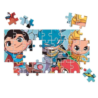 Puzzle 2x60 el. SuperColor. WB DC Comics Clementoni