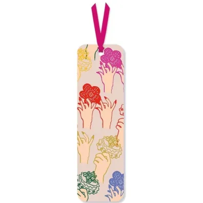 Museums & Galleries Zak�adka do ksi��ki Hands & Flowers