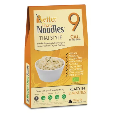 Better Than Foods Makaron konjac thai style bezglutenowy 385 g Bio
