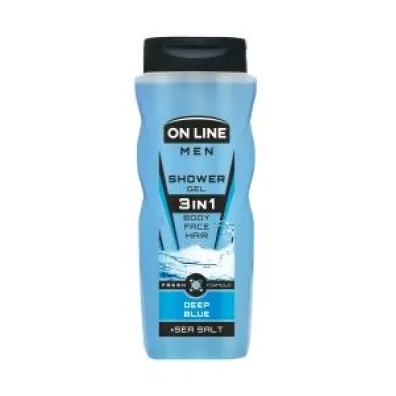 On Line �el pod prysznic 3w1 Men Deep Blue 410 ml