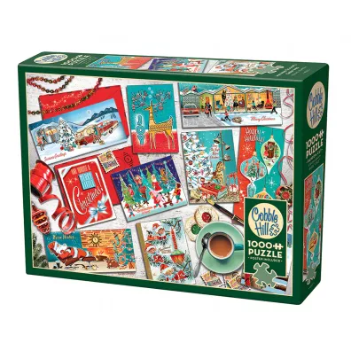 Puzzle 1000 el. Kartki �wi�teczne Cobble Hill