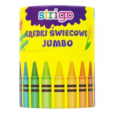 Strigo Kredki wiecowe Jumbo 36 szt.