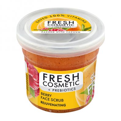 Fito Cosmetics Fresh Cosmetic + Prebiotics Rejuvenating Berry Face Scrub odmadzajcy jagodowy peeling do twarzy 50 ml