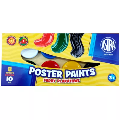 Astra Farby plakatowe 8 x 10 ml