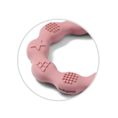 Babyono Gryzak silikonowy Ring