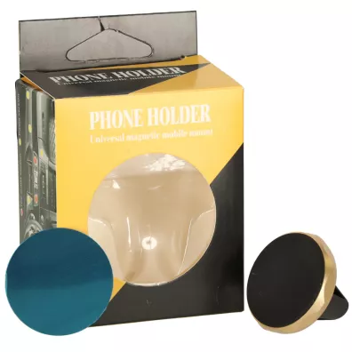 Uchwyt magnetyczny do telefonu holder samochodowy na kratk� wywiew z�oty