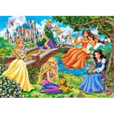 Puzzle 180 el. Princesses in Garden Castorland