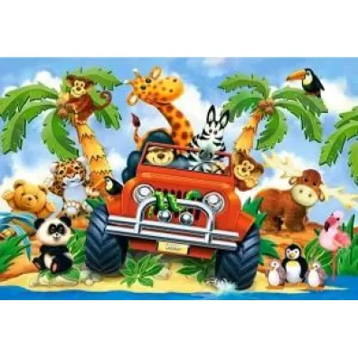 Puzzle 40 el. Podr� przez Safari Castorland