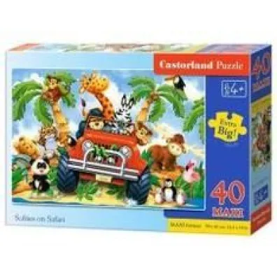 Puzzle 40 el. Podr� przez Safari Castorland