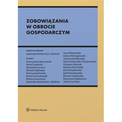 Zobowi�zania w obrocie gospodarczym