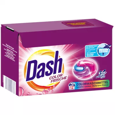 Dash Kapsu�ki do prania 3in1 Color Frische 12 szt.
