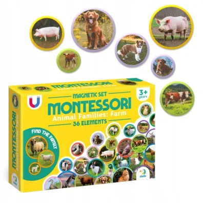 Zestaw magnetyczny Montessori Zwierz�ta na farmie