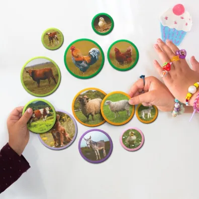Zestaw magnetyczny Montessori Zwierz�ta na farmie