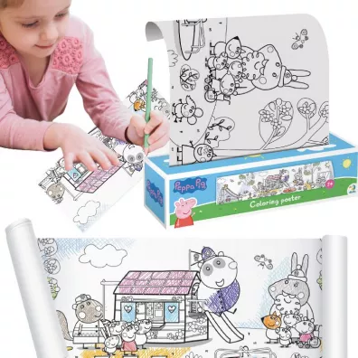 Kolorowanka na rolce �winka Peppa