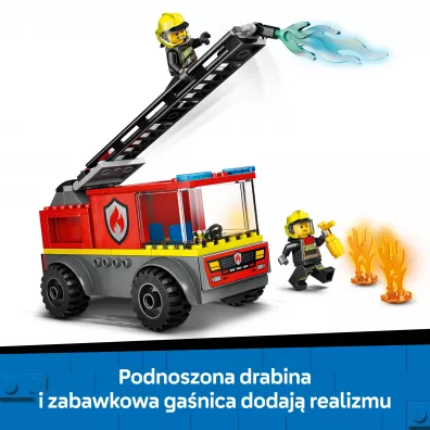 LEGO City W�z stra�acki z drabin� 60463