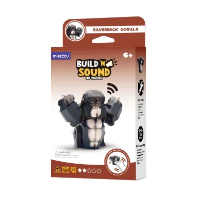 Puzzle 3D. Buduj i s�uchaj - Goryl mierEdu