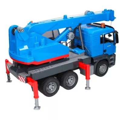 MAN TGS z d�wigiem - niebieski Bruder