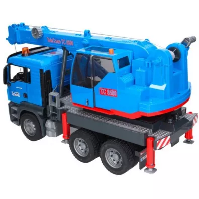 MAN TGS z d�wigiem - niebieski Bruder