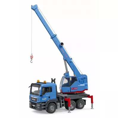 MAN TGS z d�wigiem - niebieski Bruder