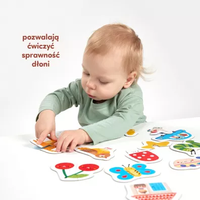 CzuCzu Moje pierwsze puzzle Do pary 15m+ Bright Junior Media