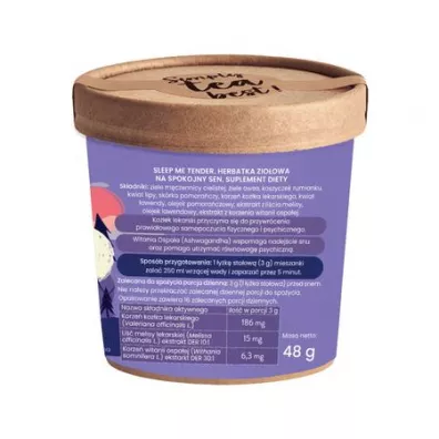 Brown House & Tea Herbata zioowa Sleep Me Tender Suplement diety 48 g