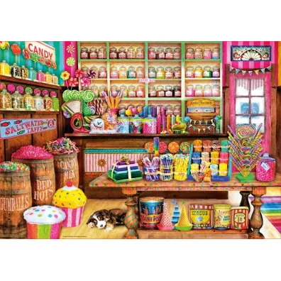 Puzzle 1000 el. Sklep ze s�odyczami Educa