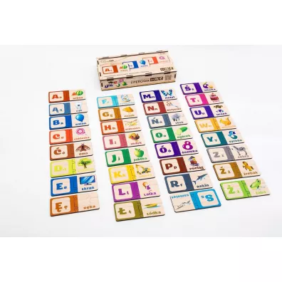 Puzzle Drewniana uk�adanka - Literowa PuzzleOK