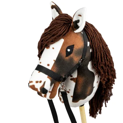 Hobby Horse Skippi. Ko� na kiju gniado-srokaty