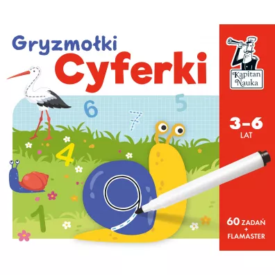 Kapitan Nauka. Gryzmo�ki. Cyferki 3-6 lat - Bo�ena Dybowska, Justyna  Perkuszewska-Staniszewska